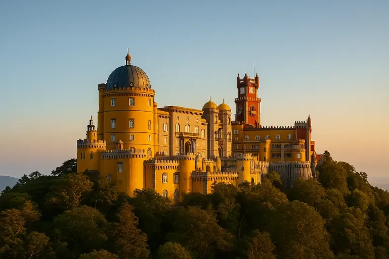 Fairytale palaces nestled in Sintra's hilly landscape
